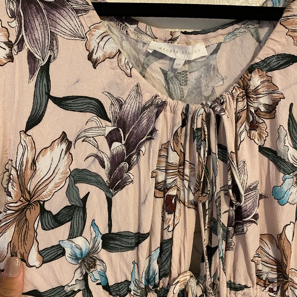 Flowy Double Drawstring Romper - image 4